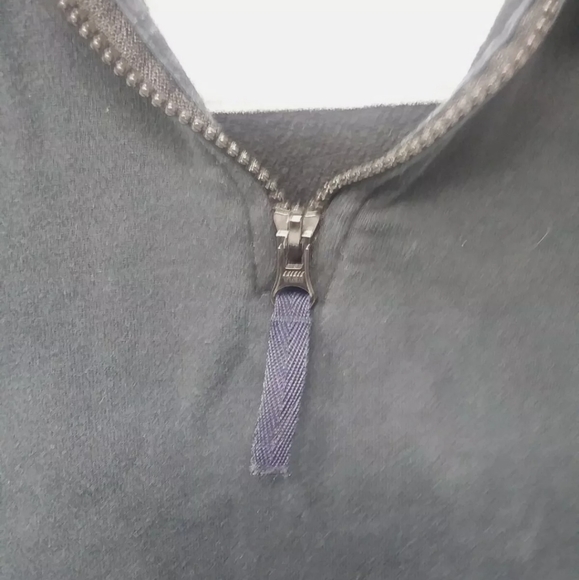 Men's Nautica Dark Navy/Black 1/4 Zip Up Pullover - Picture 5 of 7